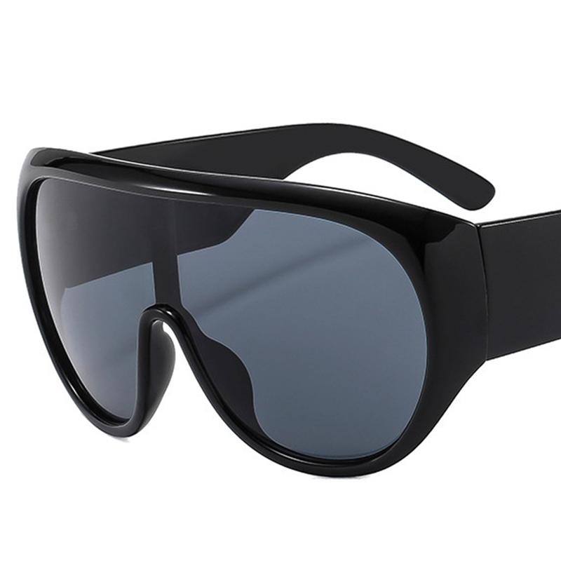 New Oversized Frame Sports Sunglasses Trendy Men's And Women's Personalized Sunglasses Outdoor Cycling Sun Protection Glasses