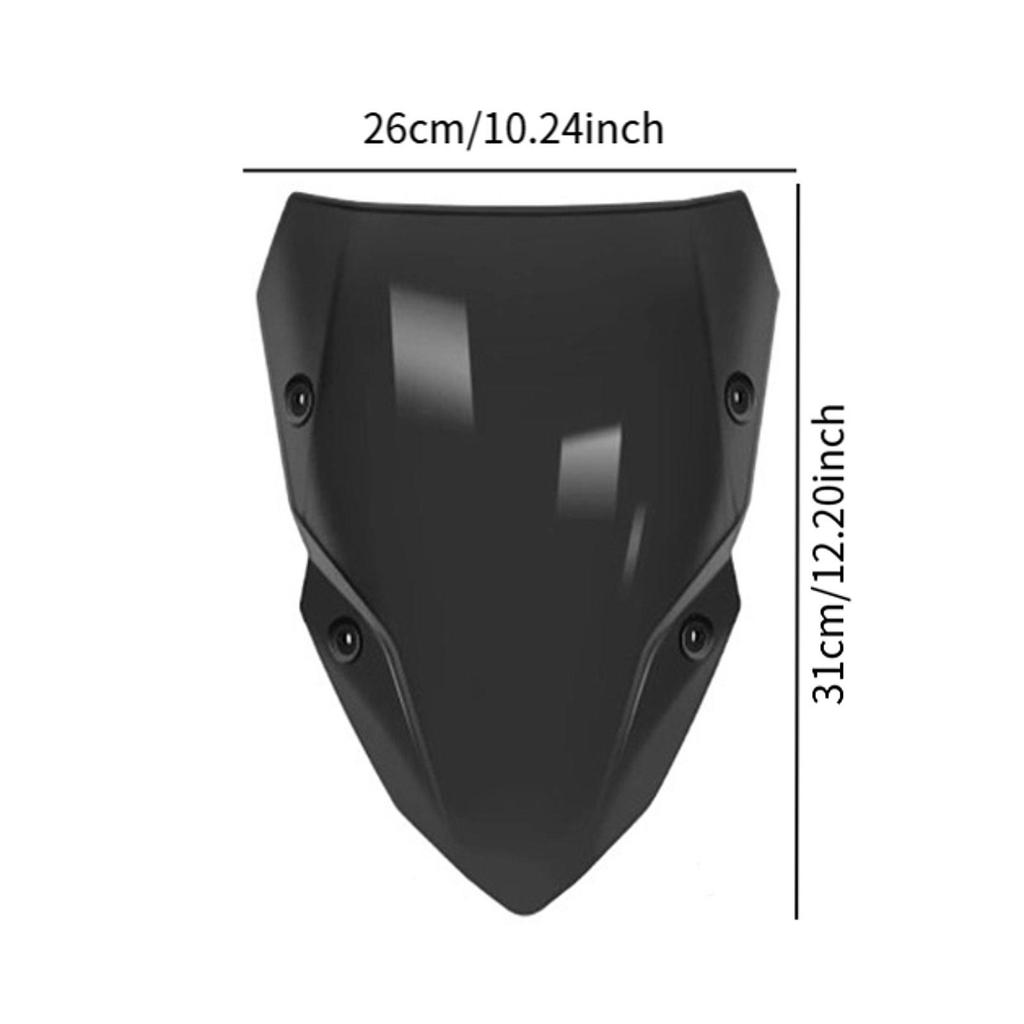 Motorcycle Windshield High Performance Simple Installation Protector Spare Parts Wind Deflector for Z 500 Z500 SE 2025 2025