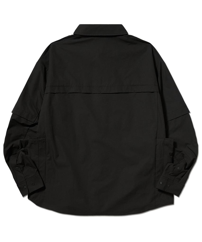 SIERRA DESIGNS W) Lamont Packable Backpackers Shirt Black