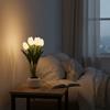 Nachtlicht LED Tulpenlampe LED Licht Simulationsblumenlampe Tulpen-Tischlampe Tischdekoration