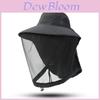 Outdoor Mosquito Protection Hat With Breathable Mesh Face Cover For Fishing And Camping