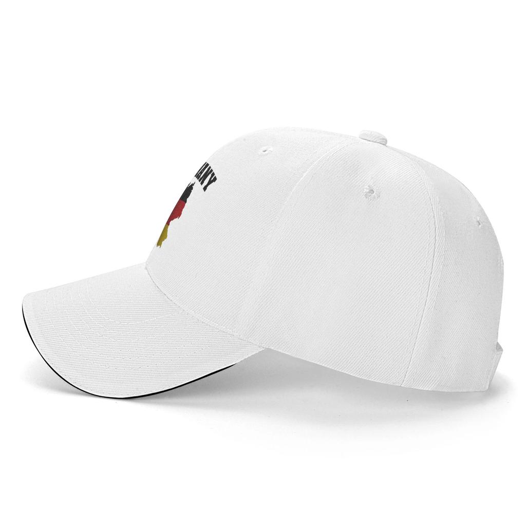 Map with Flag Germany Casual Baseball Cap Summer Trucker Hat High Quality Outdoor Sports Hip Hop Hats Couple  y2k Baseball Caps
