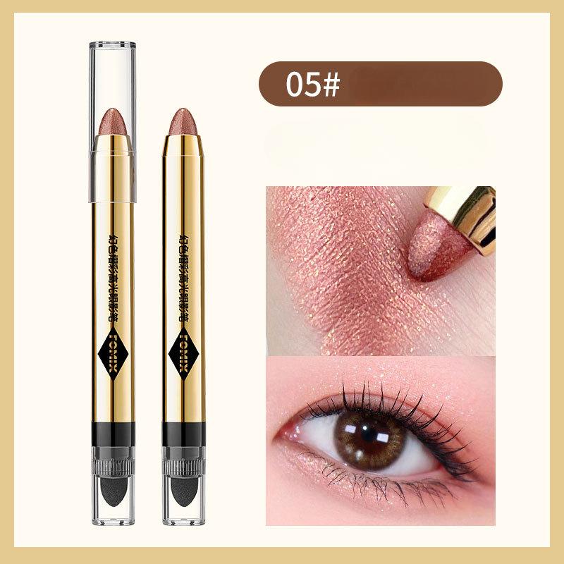 Monochromatic High-gloss Eye Shadow Pen To Brighten the Pearlescent Silkworms Without Smudging, Lazy Contouring Highlight Pen