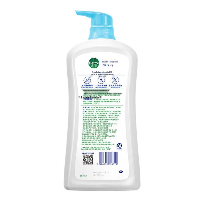 Dettol Mint Ice Cool Health Shower Gel
