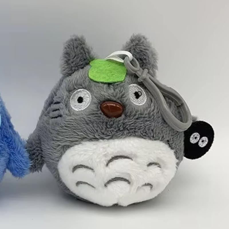 

Милый плюшевый кот Kawaii Blue My Neighbor Totoro, аниме-персонаж, кукла, плюшевый кот, игрушка в виде листа лотоса, детская игрушка, подарок на день рождения, Рождество 10cm