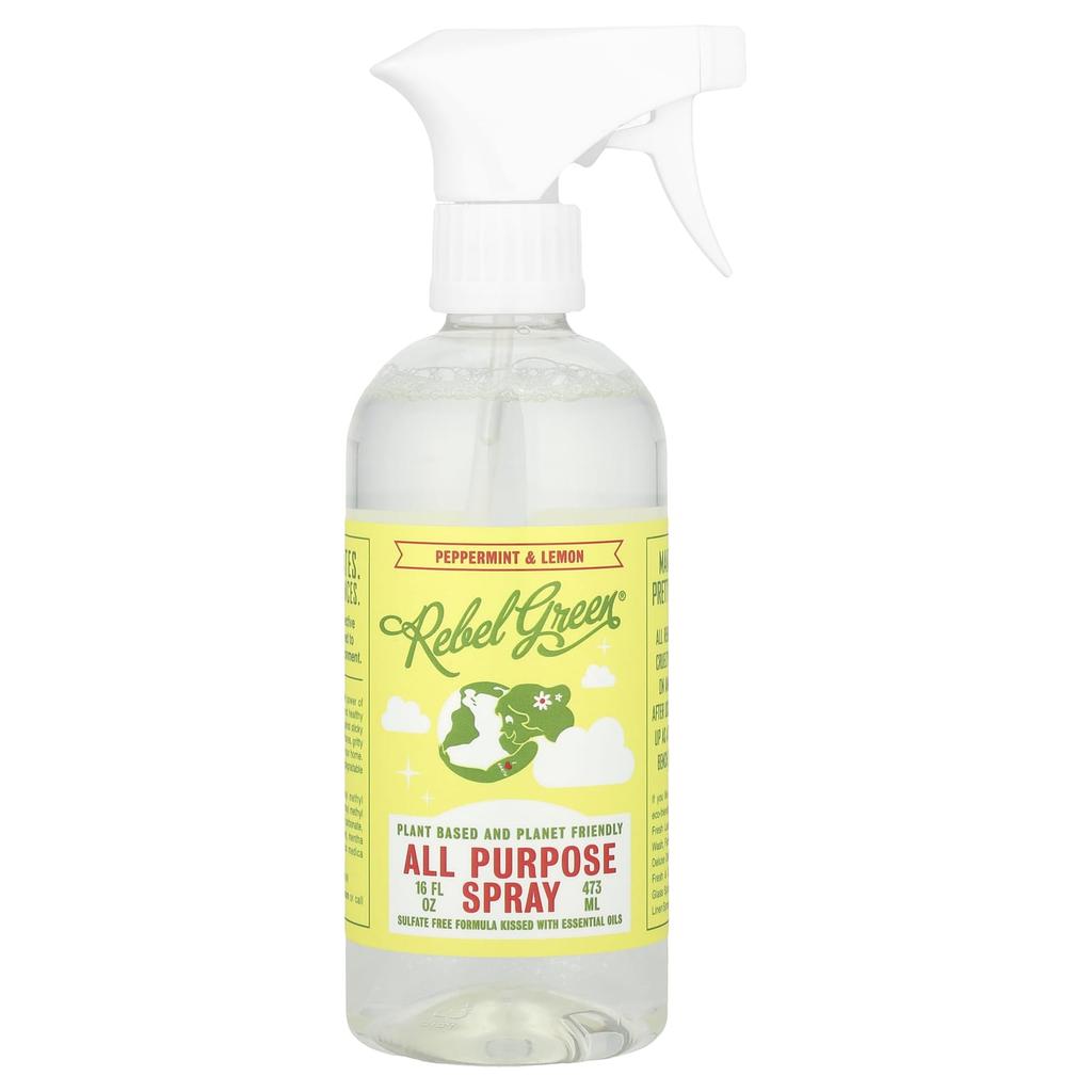 All Purpose Spray, Peppermint & Lemon, 16 oz (473 Ml)
