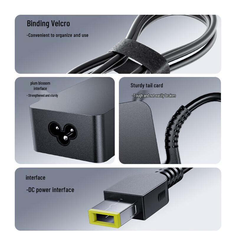 Llano 65W USB-C Laptop Charger for Lenovo ThinkPad