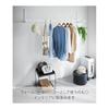 Yamazaki Jitsugyo [Gypsum Board Tweezers and Wood Screws Included] Wall Folding Clothes Drying Pole Holder, Set of 2, Compatible with Gypsum Board
