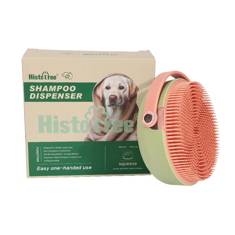 Pet Bath Brush Cat Bath Bath Brush Massage Brush Can Add Shower Gel Dog Foaming Bath Brush Pet Accessories