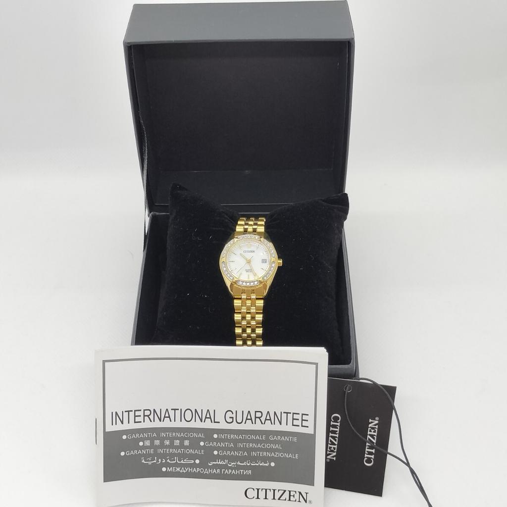 CITIZEN Dial Watch with Box EU6062-50D Mother-of-Pearl Women's