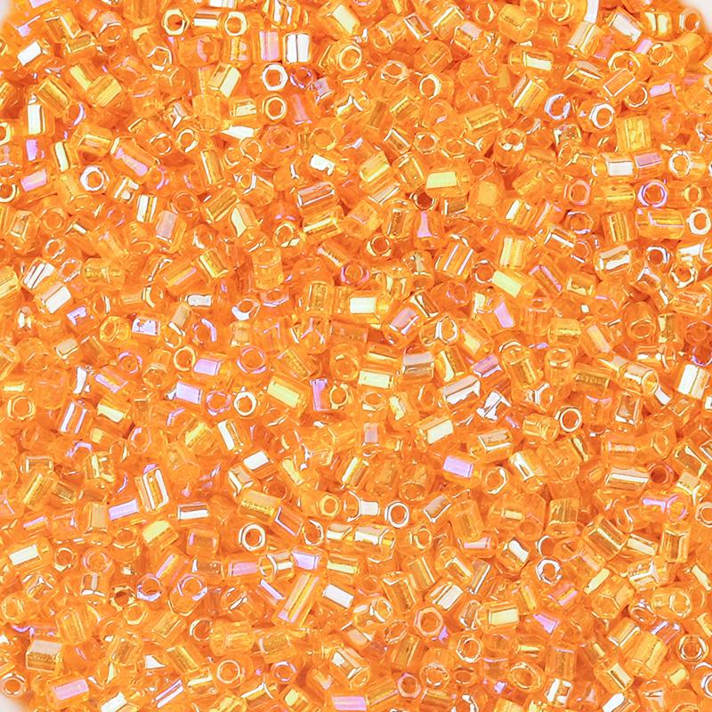 2mm Czech Glass Seed Beads Transparent Colorful Tubular Loose Rice Beads DIY Craft Bracelets Earrings Jewelry Gift Accessories