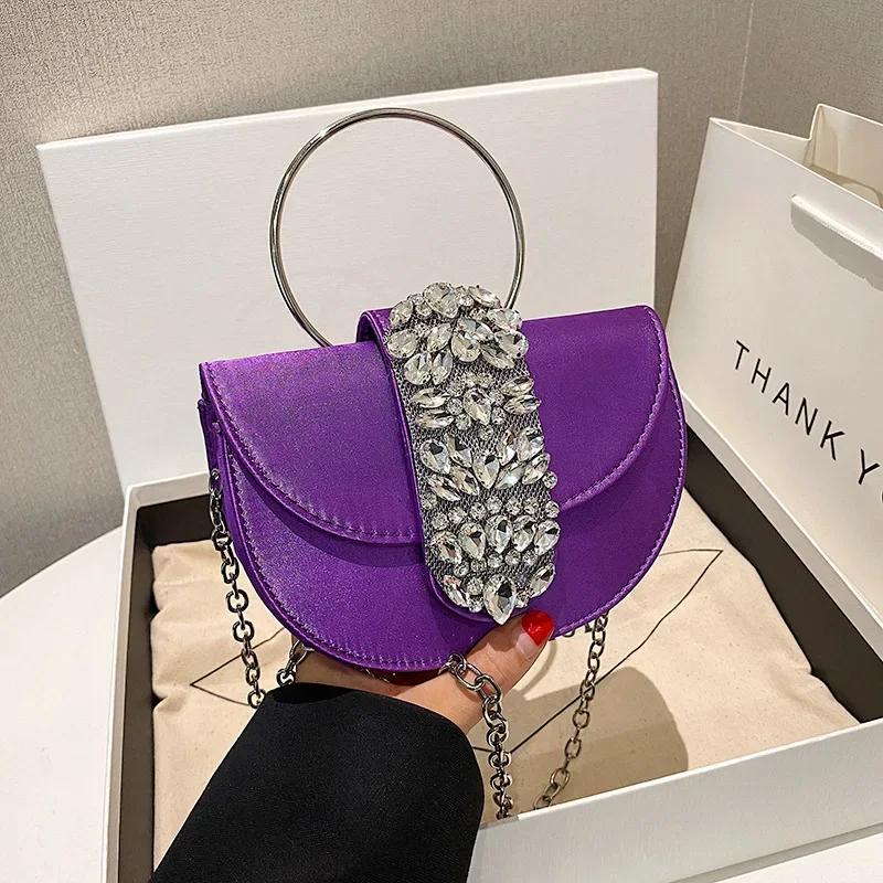 

Temperament алмаз вечерняя сумочка новая цепочка женственная корейская портативная универсальная сумка через плечо клатч для вечеринок