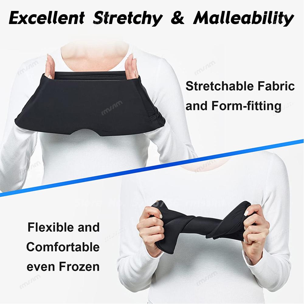 Head Massager Cap Gel Hot Cold Therapy Headache Migraine Relief Cap Stress Pressure Pain Relief Massage Hat Cold Hat Eye Mask