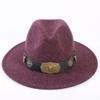 Popular European and American High-end Wool Top Hat, Men's and Women's Fashion Versatile Elegant Top Hat Jazz Hat
