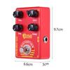 Dolamo D-9 Distortion-Gitarreneffektpedal mit Presence Distortion Volume Tone-Reglern und True