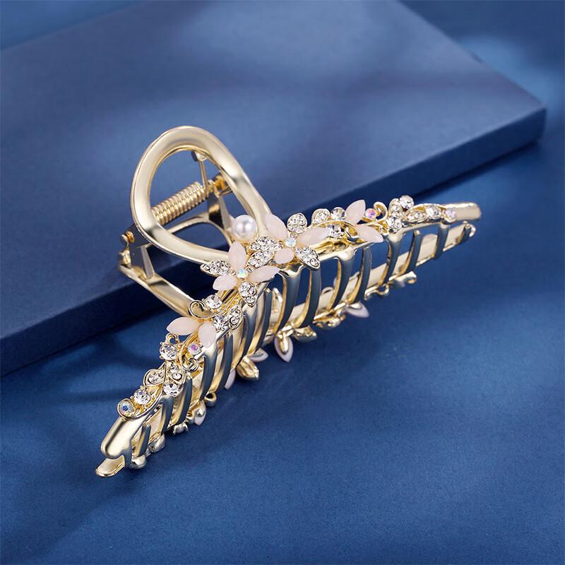 CHIMERA Large Flower Hair Claw Clip, Back of Head Shark Clip, Hairpin, Hair Accessories