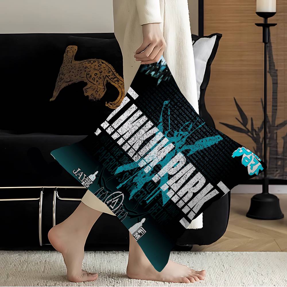 L-Linkin Hot Band Park Cushion Cover Pillowcase Upholstery Sofa Throw Pillow Home Decor Pillowcas