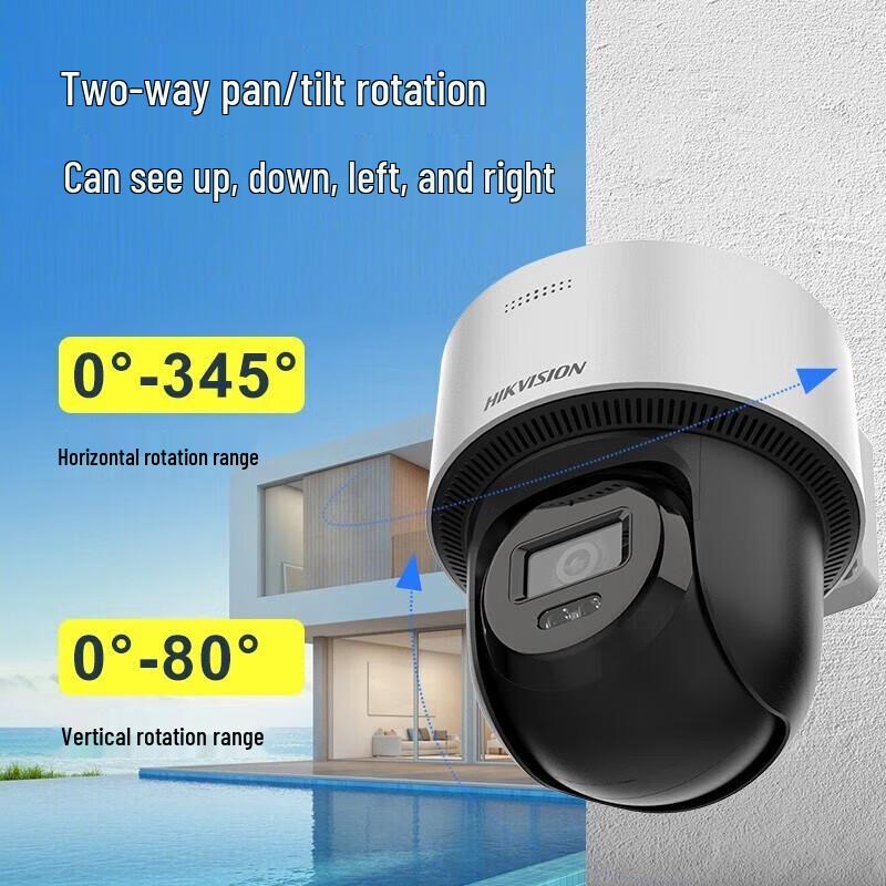 

HIKVISION 4MP 4G Full-Color PTZ Dome Camera CN plug (adapter included)