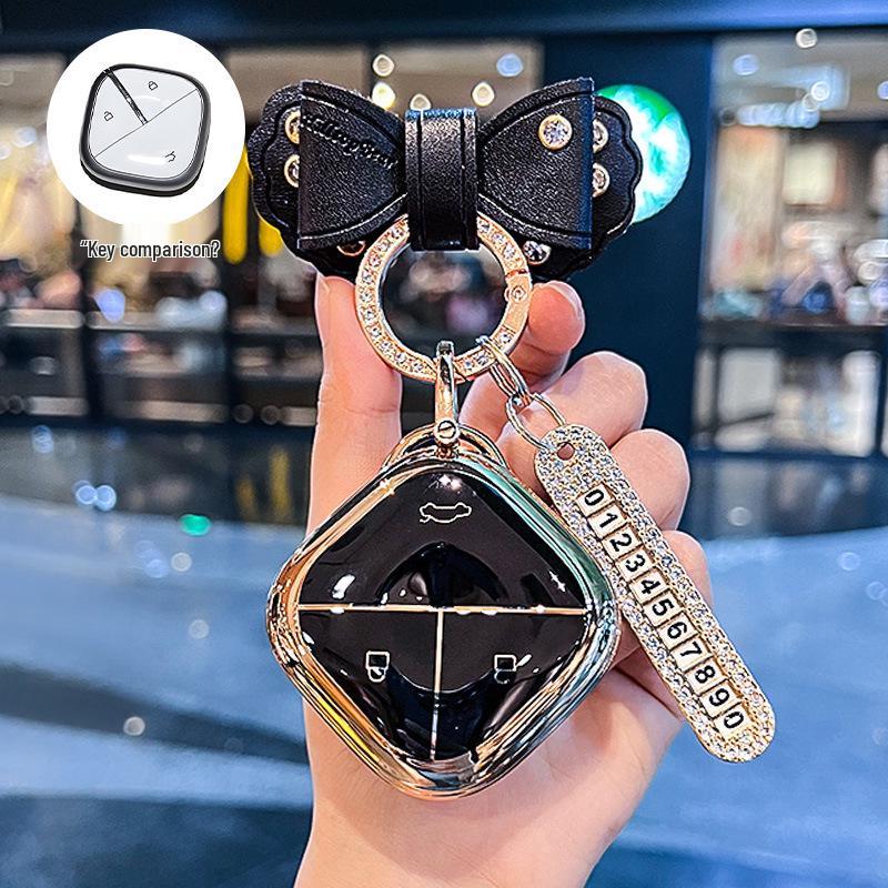 Wuling KiWi EV Key Case Cloud Yueye Bingguo Women's Shell with Buckle Bag