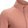 Under Armour Solid Color Stand Collar Zip Casual Long Sleeve Jacket Women jackets Pink 1379157-696