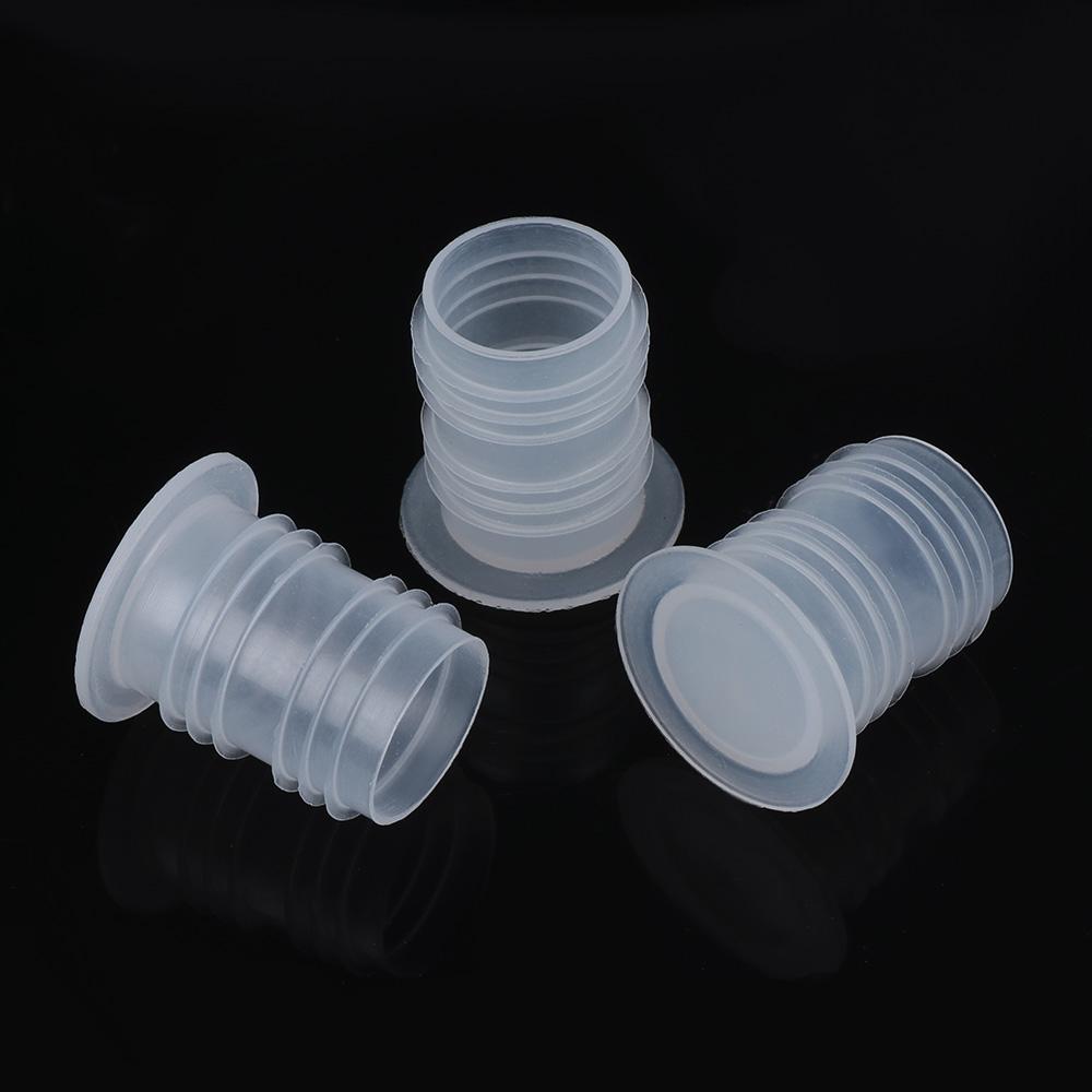 10Pcs/set New White Plastic Wine Stopper Replacement PE Bottle Sealer Caps Plug Glass Saver Sealer Plug Kitchen Bar Tool