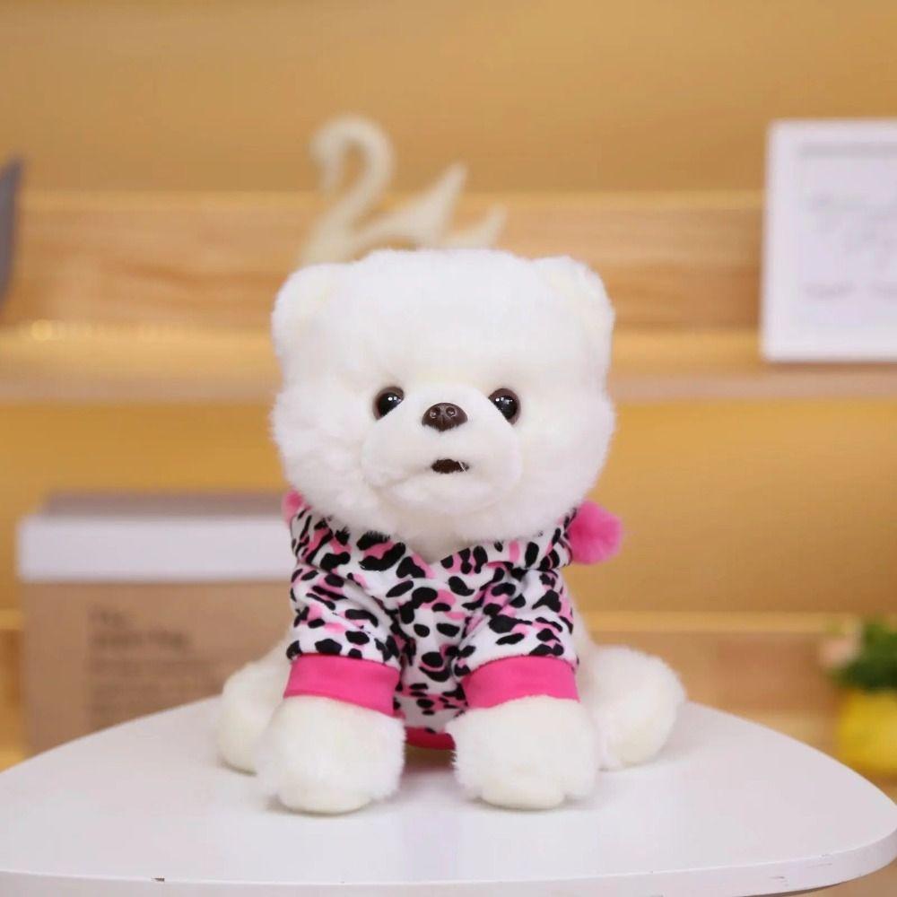 Animals Dolls Plush Pomeranian Little Pet Stuffed Doggy Baby Appease Dog Plush Toy  Children Toy