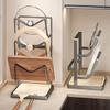 2025 Kitchen Pot Lid and Cutting Board Storage Rack – Countertop Organizer