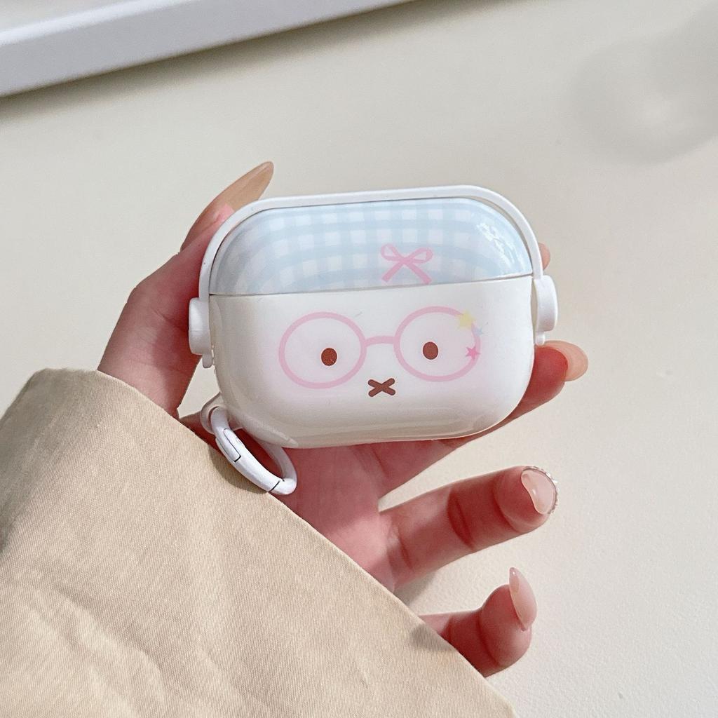 Creative Japanese and Korean rabbit suitable for airpodspro1/1 protective case pro1 wireless bluetooth 1/1 generation earphone case chain