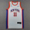 Mens NBA New York Knicks 11 Embroidered Basketball Jersey Sportswear Unisex Team Fan Apparel