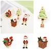 Christmas Tree Santa Claus Enamel Pins Cartoon Dripping Oil Lapel Pin Christmas Brooch  Daily