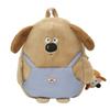 Schoolbag cartoon cute puppy plush bag soft cute backpack 1011 autumn and winter new children's travel mini backpack