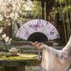 Chinese Style Retro Bamboo Fan Butterfly Pattern Dance Fan Portable Handheld Fan  Home Decoration