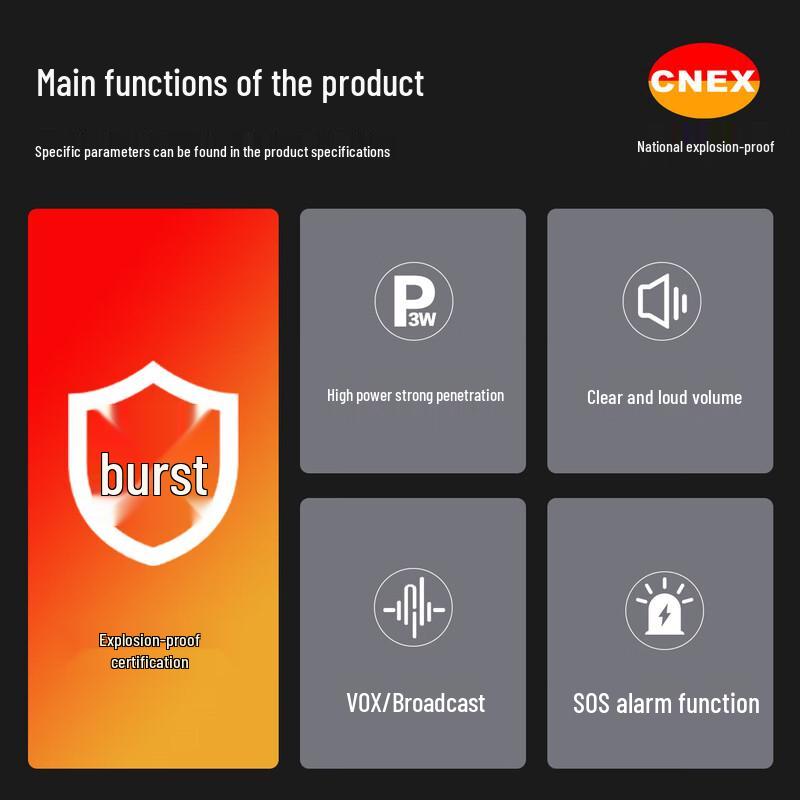 KSUN TFSI IP68 Explosion-Proof Two-Way Radio (CN version)