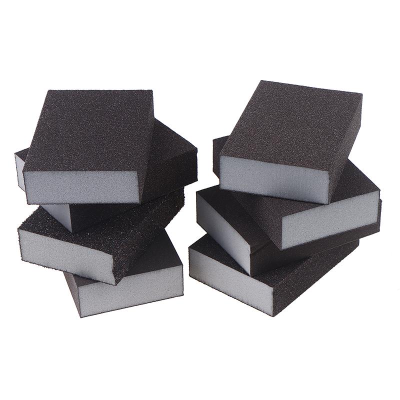3Pcs Polishing Grinding Sponge Pads Manual Sanding Sponge Blocks Reusable Washable For Metal Wood Drywall Glass Polishing