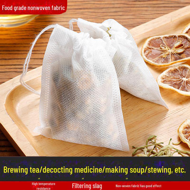 Disposable Non-Woven Tea Bag for Seasonings and Marinades - Food Grade Filter Bag