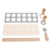   Ravioli Maker Multifunctional Safe 12 Holes Ravioli Stamp Maker Cutter for Cooking