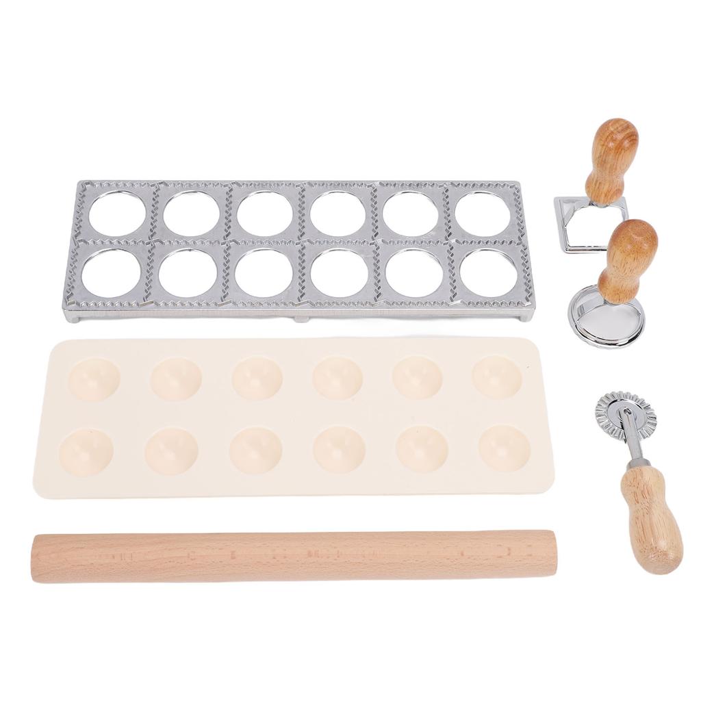  Ravioli Maker Multifunctional Safe 12 Holes Ravioli Stamp Maker Cutter for Cooking
