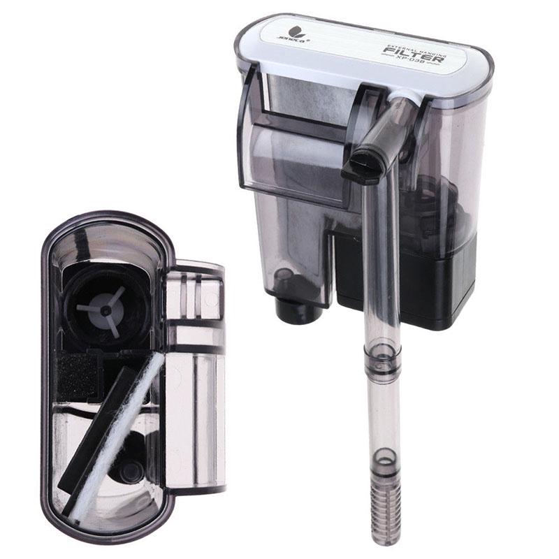 Externer Wasserfall zum Aufhängen an der Sauerstoffpumpe, Wasserfilter für Mini-Aquarium