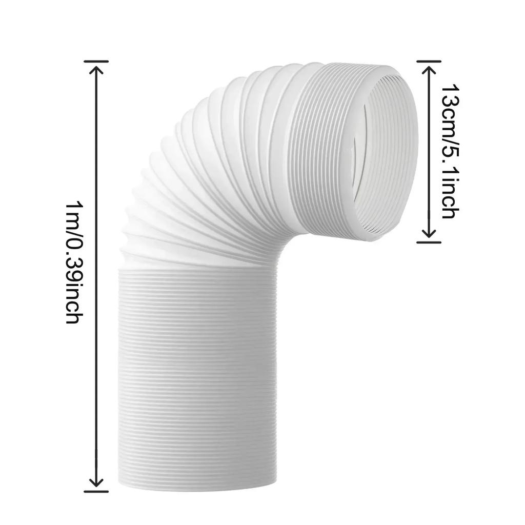 150/130MM Vent Hose Duct Outlet Flexible Mobile Air Conditioning Accessories Telescopic Heat Exhaust Pipe Thickened Exhaust Pipe