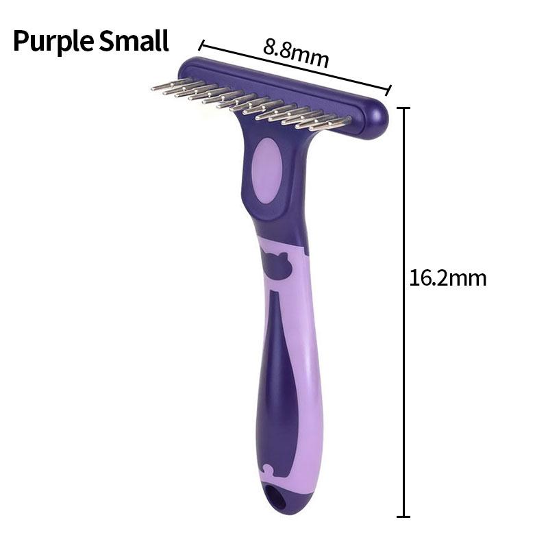 

Pet Dog Cat Long Hair Fur Rake Comb Professional Grooming Brush Cleaner Comb Tool Pet Rake Comb Hair Removal Tool Massage Comb