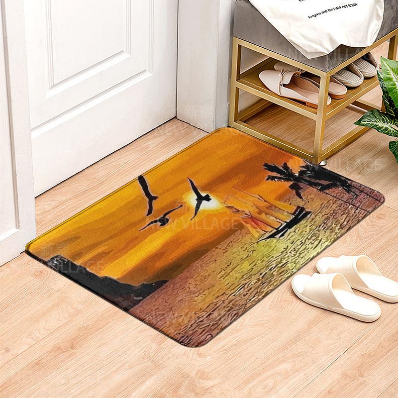 House entrance carpet Home Natural and Animal Styles doormat Room Bath mat Foot mat bath non-slip Kitchen water absorption mat