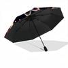 1pc Heart Bloom Automatic Folding Umbrella - Compact 8-Rib Design, Durable Plastic & Iron, Lightweight for Outdoor Daily Use240