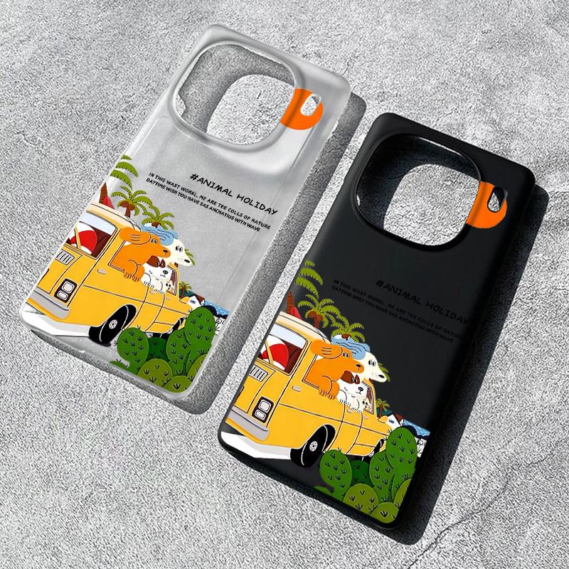 For IQOO 15 Ultra 15R/13/12 NEO 11/Neo 10 Z10 Z11 Turbo Z9 "Animal Holiday" Micro Matte Hard Phone Case/ Z9X Z8X Z7i NEO 9 Half Wrap Shockproof Cover