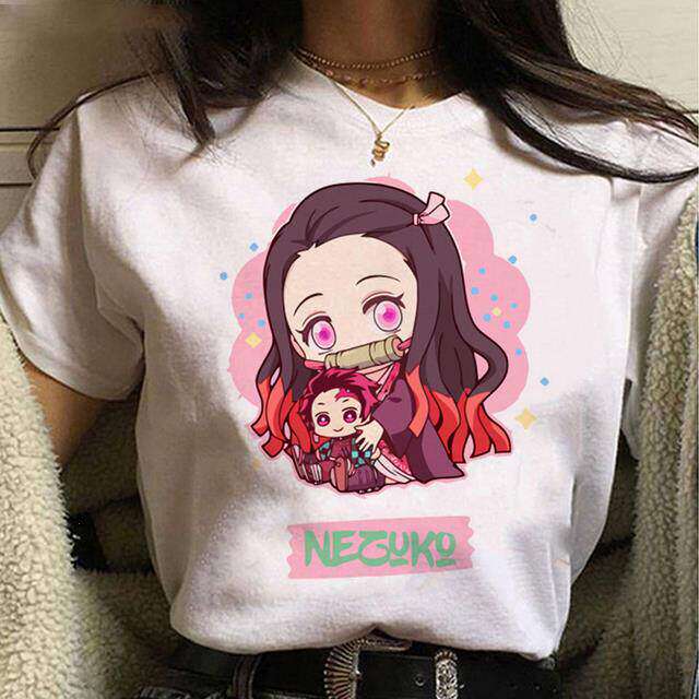 Demon Slayer T-Shirt - A Trendy, Casual Crew-neck, Oversized, Fun Short-sleeved Children's and Adult T-shirt.
