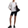 Polo Ralph Lauren Ss24 Logo Embroidered Loose Fit Crew Neck Long Sleeve Sweatshirt Women Sweatshirt White WMPOKNINFB20700-100