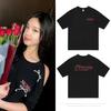 Kpop 2024 Soojin Flowering O Neck Tops T Shirt Wednesday Tee Funny Casual Print Fashion Tshirt Clothes