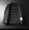 European Winter Lightweight Men's Embroidered Lapel Down Jacket - Trendy Plus Size Warm White Duck Down Coat
