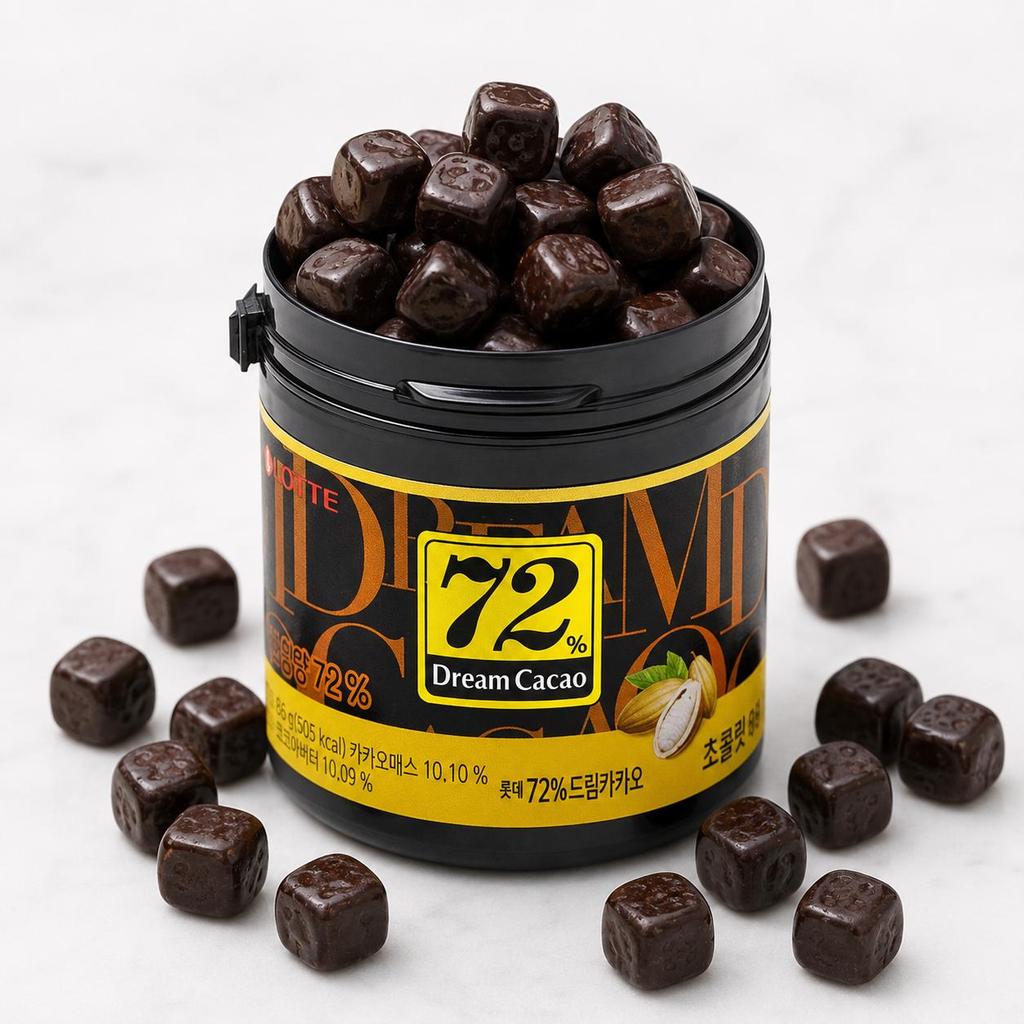 3+2 Lotte Dream Cioccolato 72% 86g