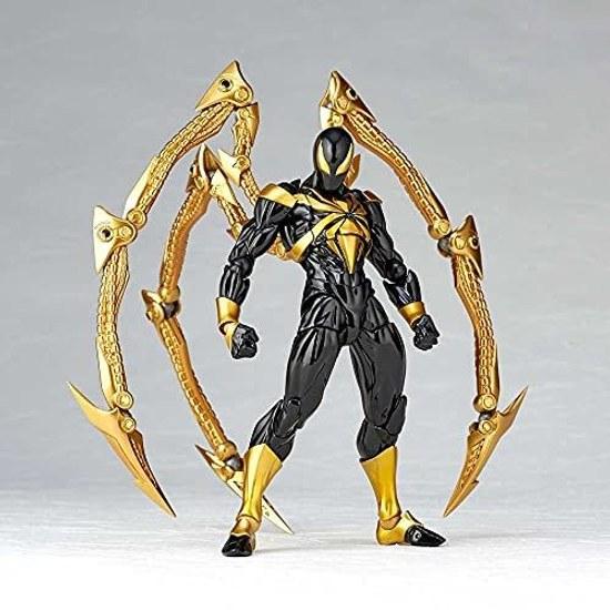 figurecomplex AMAZING YAMAGUCHI 023EX Iron Spider Black Ver. ABS PVC made painted action figure Revoltech