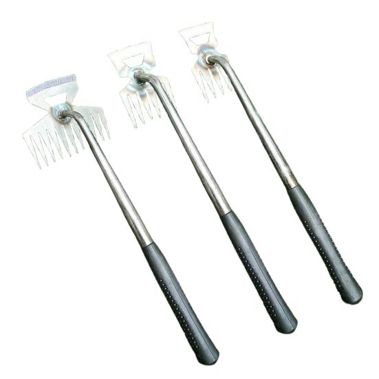 Weed Puller Tool Manganese Steel Uprooting Weeding Tool Garden Weed Remover with Long Handle for Vegetable Planting Weeding